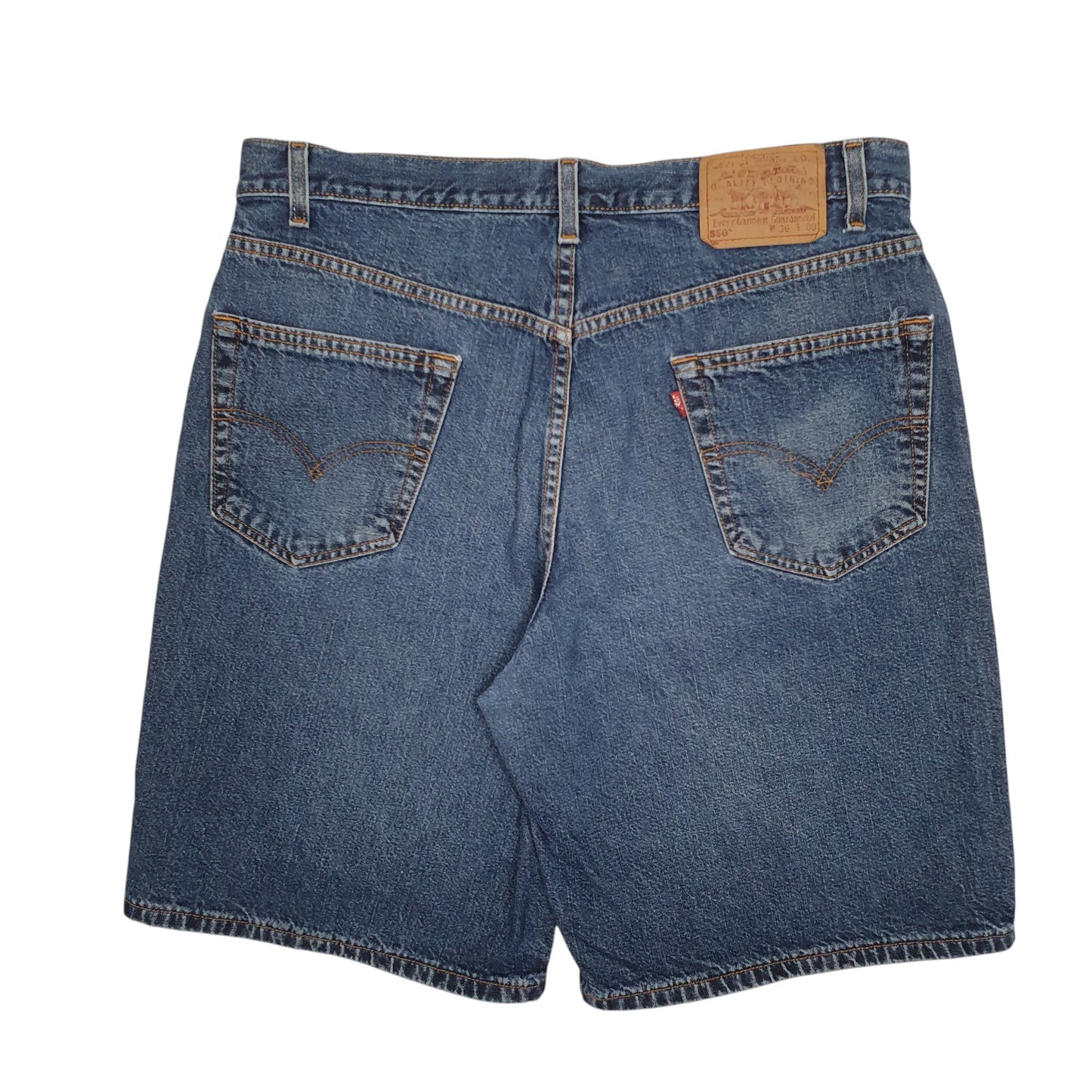 Mens Blue Levis 550 Vintage 90s  Shorts