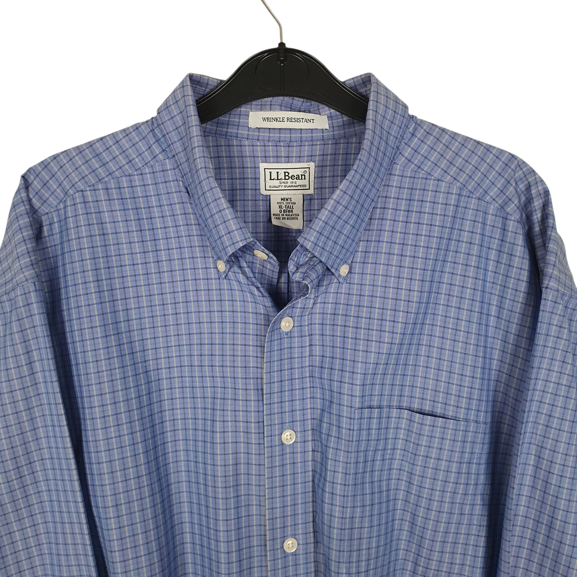 Mens Blue L.L.Bean   Shirt