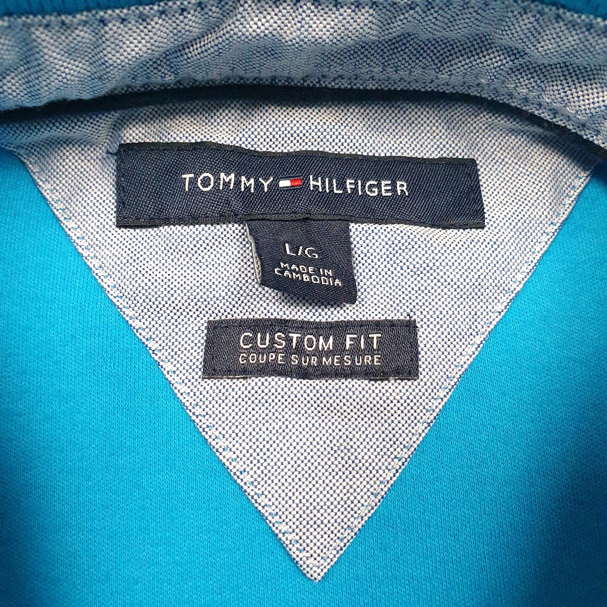 Mens Blue Tommy Hilfiger   Polo Shirt