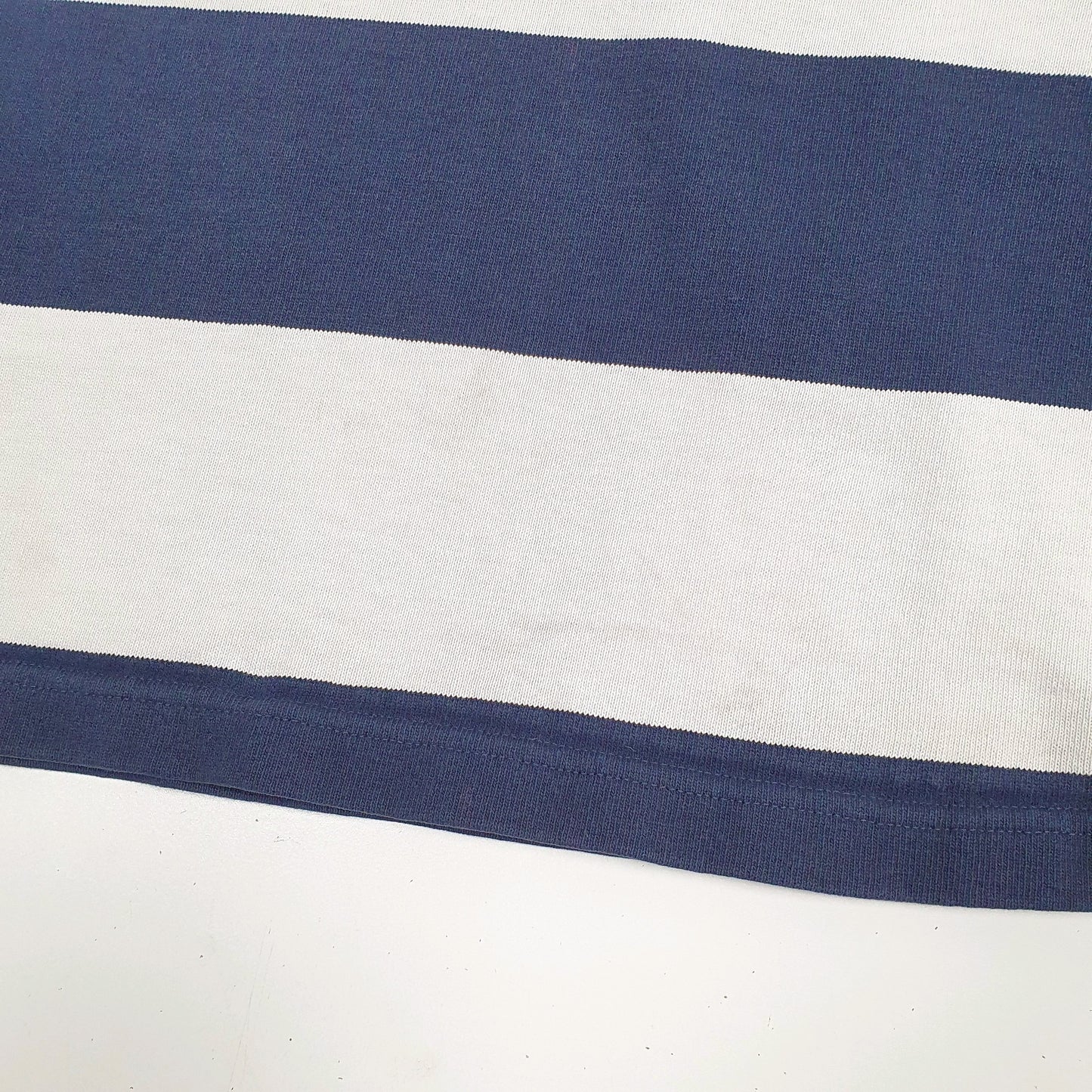 Mens Navy Barbarian Montreal College Rugby Crewneck Polo Shirt