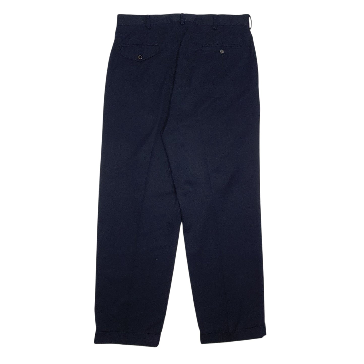 Mens Black Polo Ralph Lauren Golf Pleated Vintage 90s  Trousers