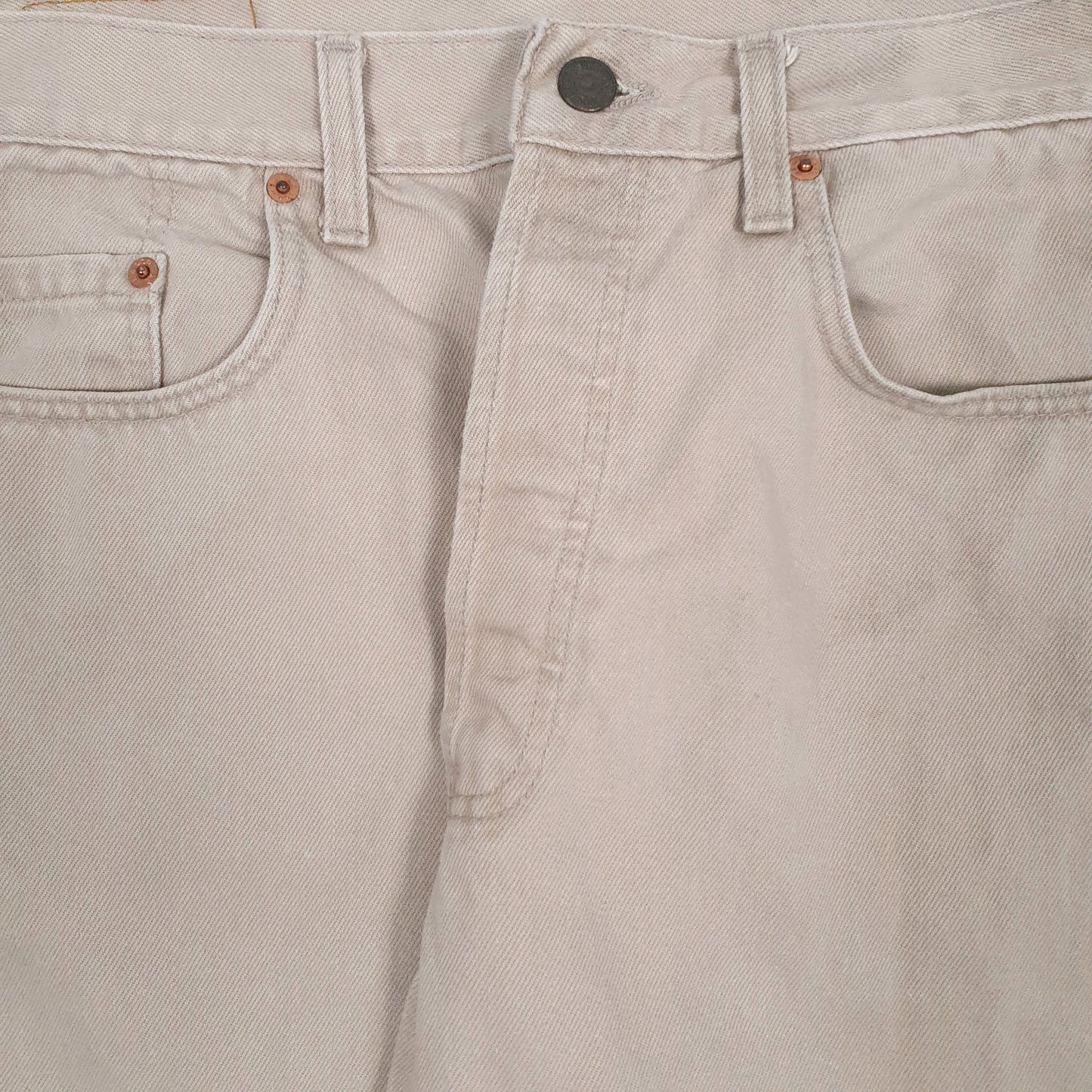 Mens Beige Levis Vintage 90s Oranage Tag  Jeans