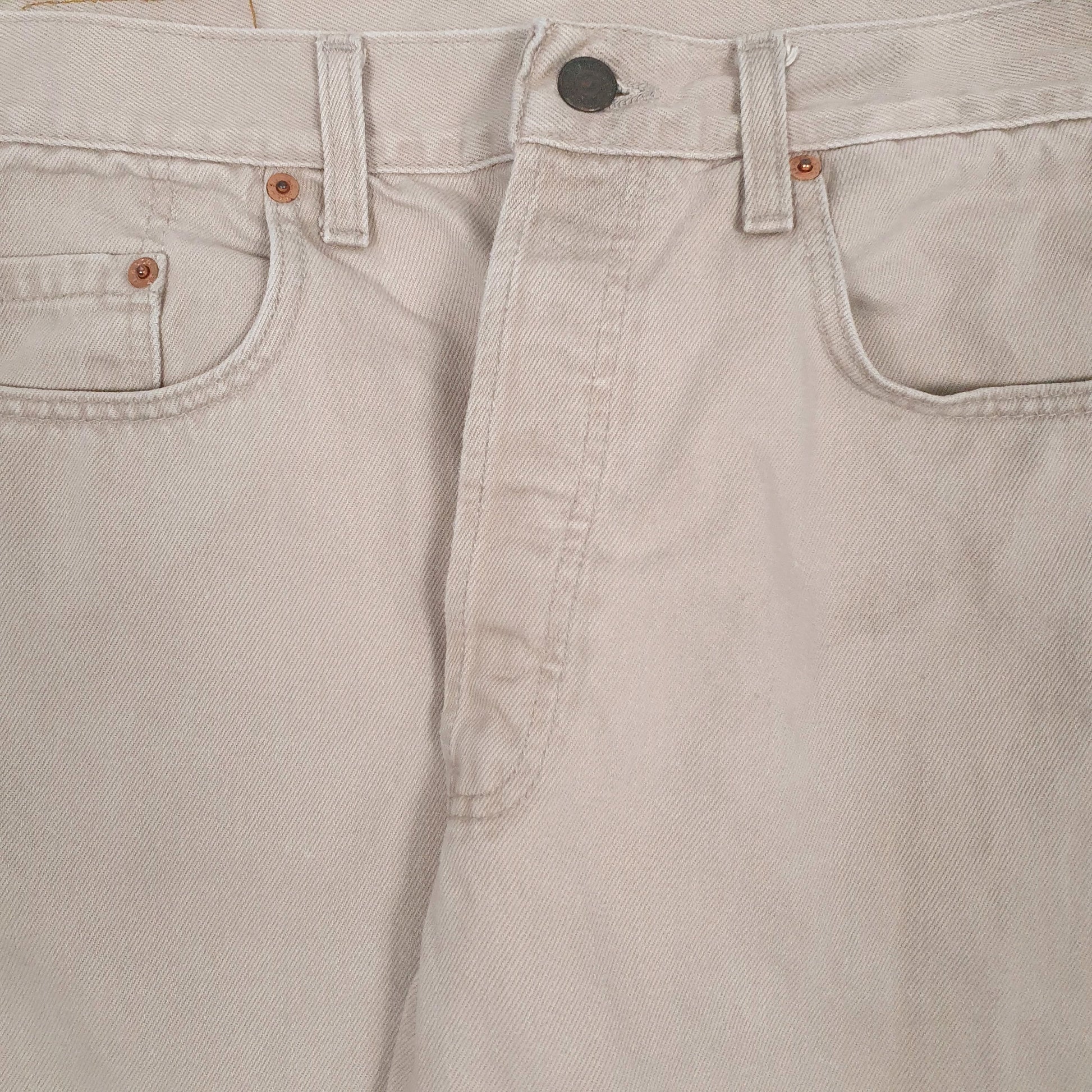 Mens Beige Levis Vintage 90s Oranage Tag  Jeans