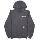 Mens Grey Carhartt Original Fit Hoodie Jumper