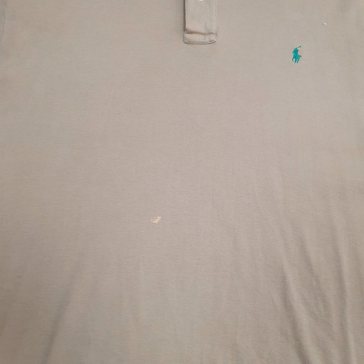 Mens Beige Polo Ralph Lauren   Polo Shirt