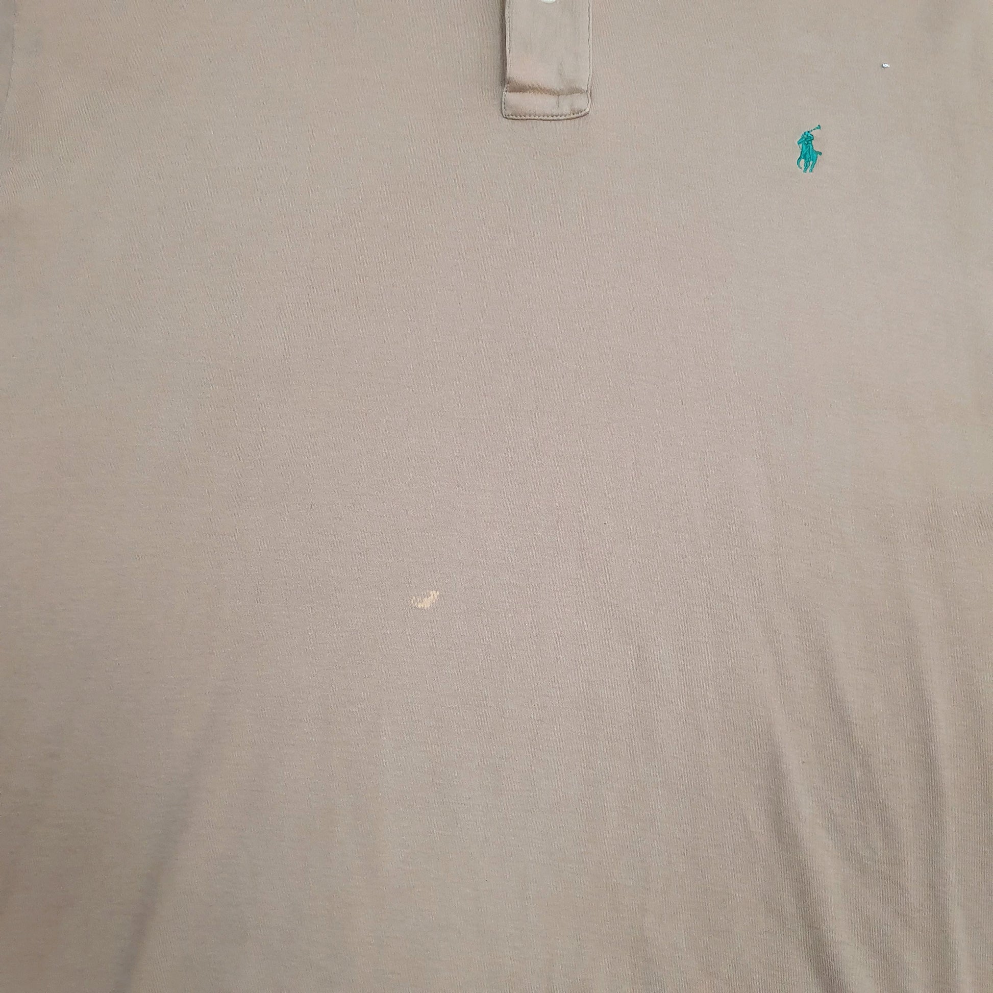 Mens Beige Polo Ralph Lauren   Polo Shirt