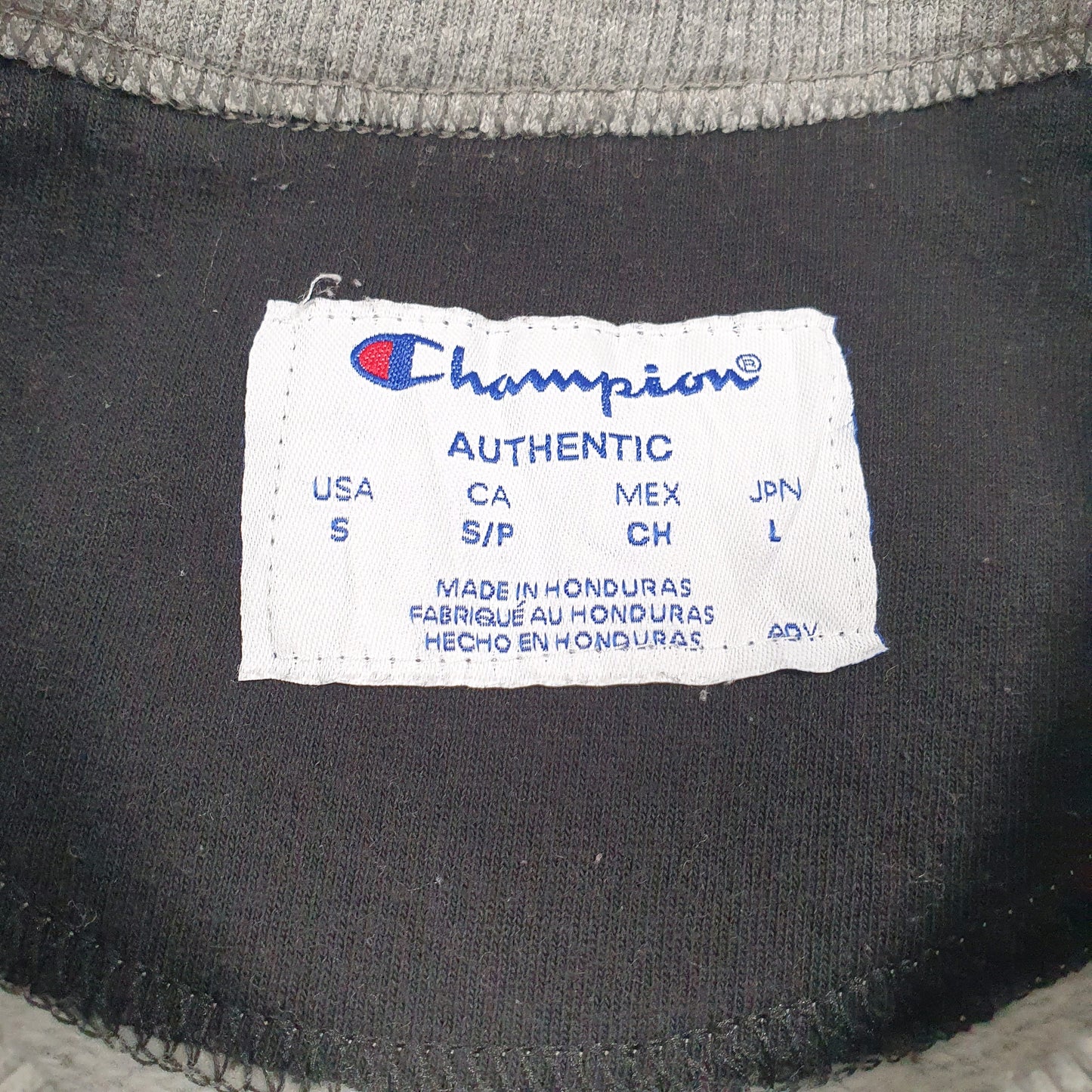 Mens Grey Champion  Crewneck Jumper