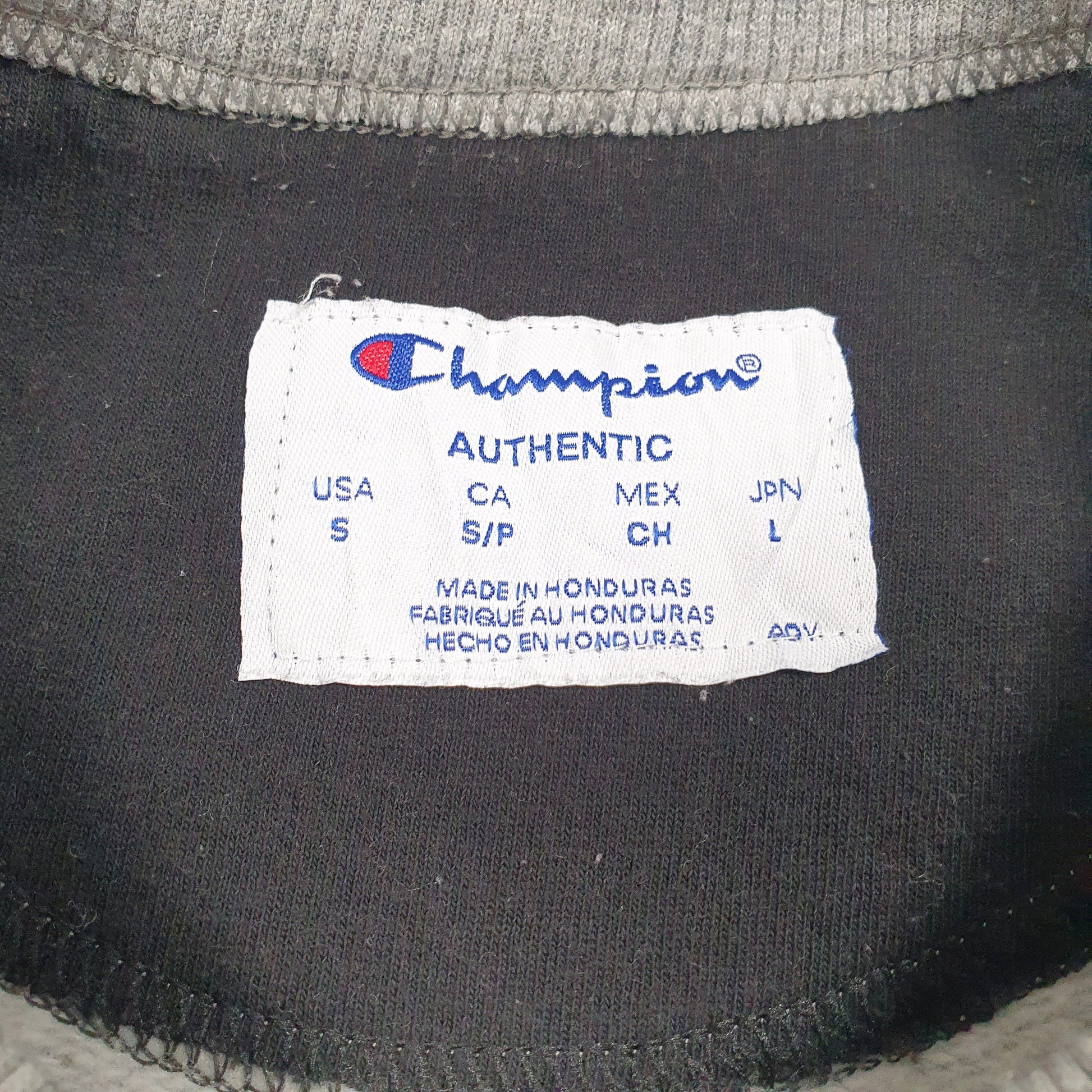 Mens Grey Champion  Crewneck Jumper