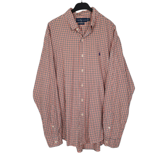 Mens Orange Ralph Lauren  Long Sleeve Shirt