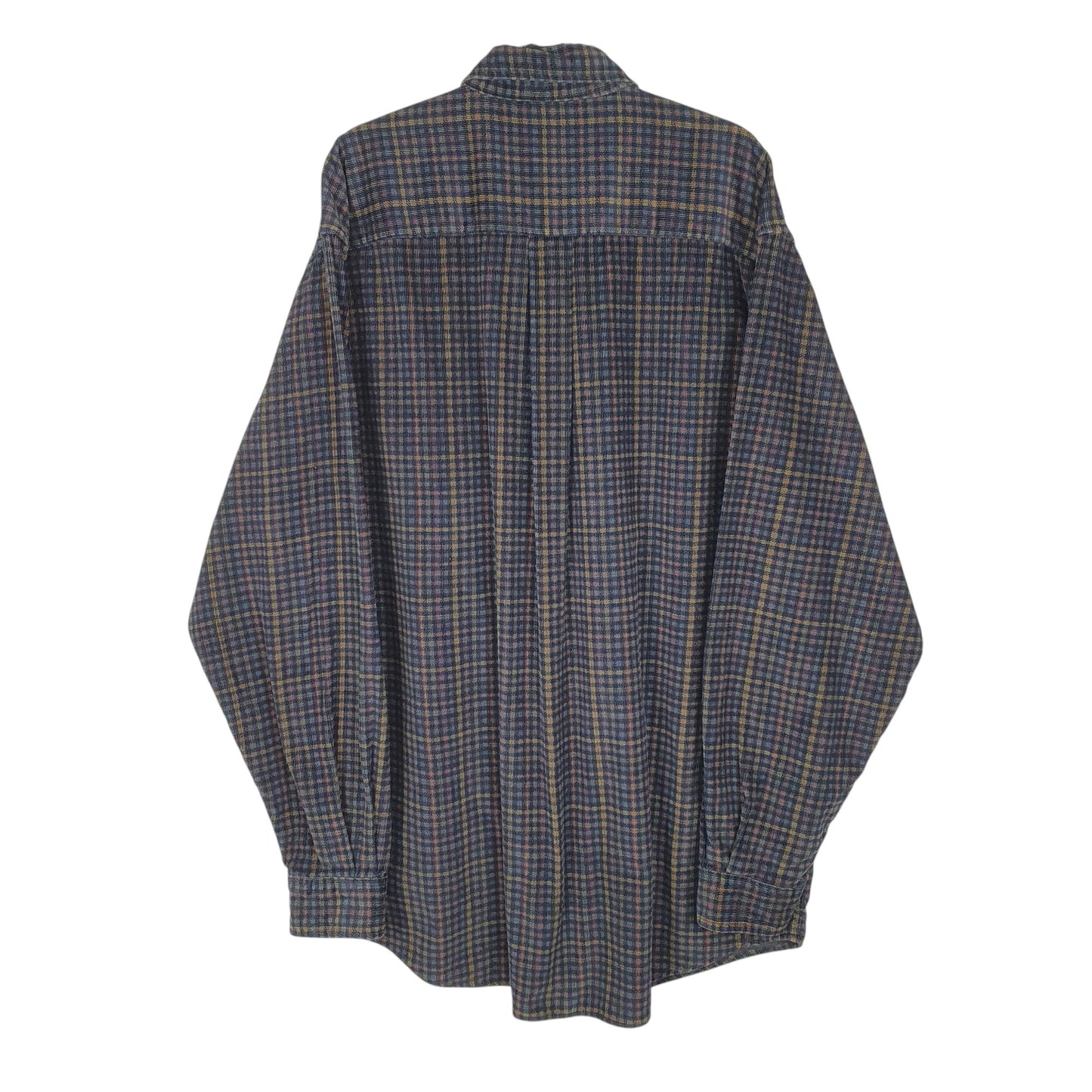 Mens Navy Eddie Bauer Corduroy Vintage 90s  Shirt