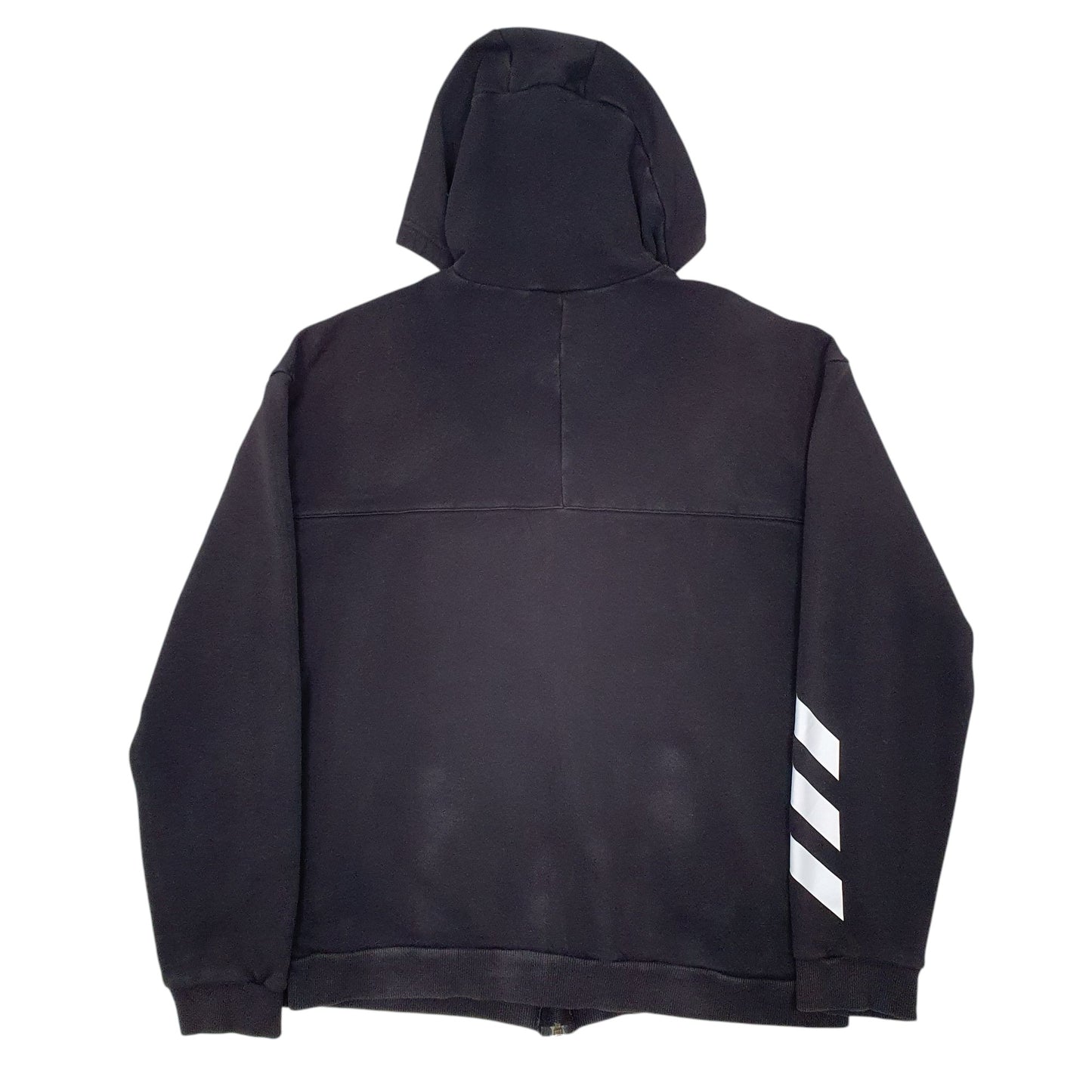 Mens Black Adidas  Full Zip Jumper