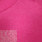 Womens Pink The North Face Spellout Hoodie Jumper