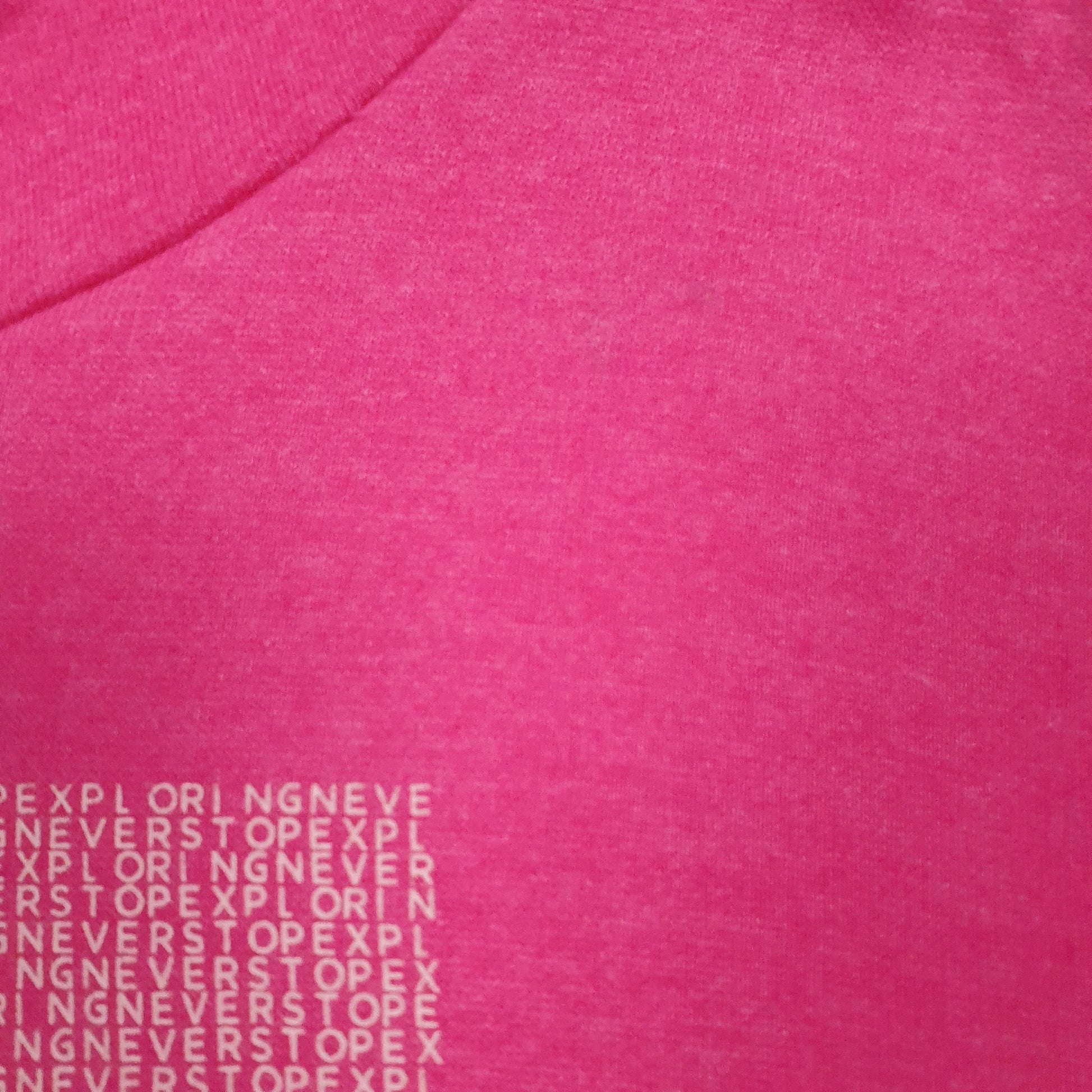Womens Pink The North Face Spellout Hoodie Jumper