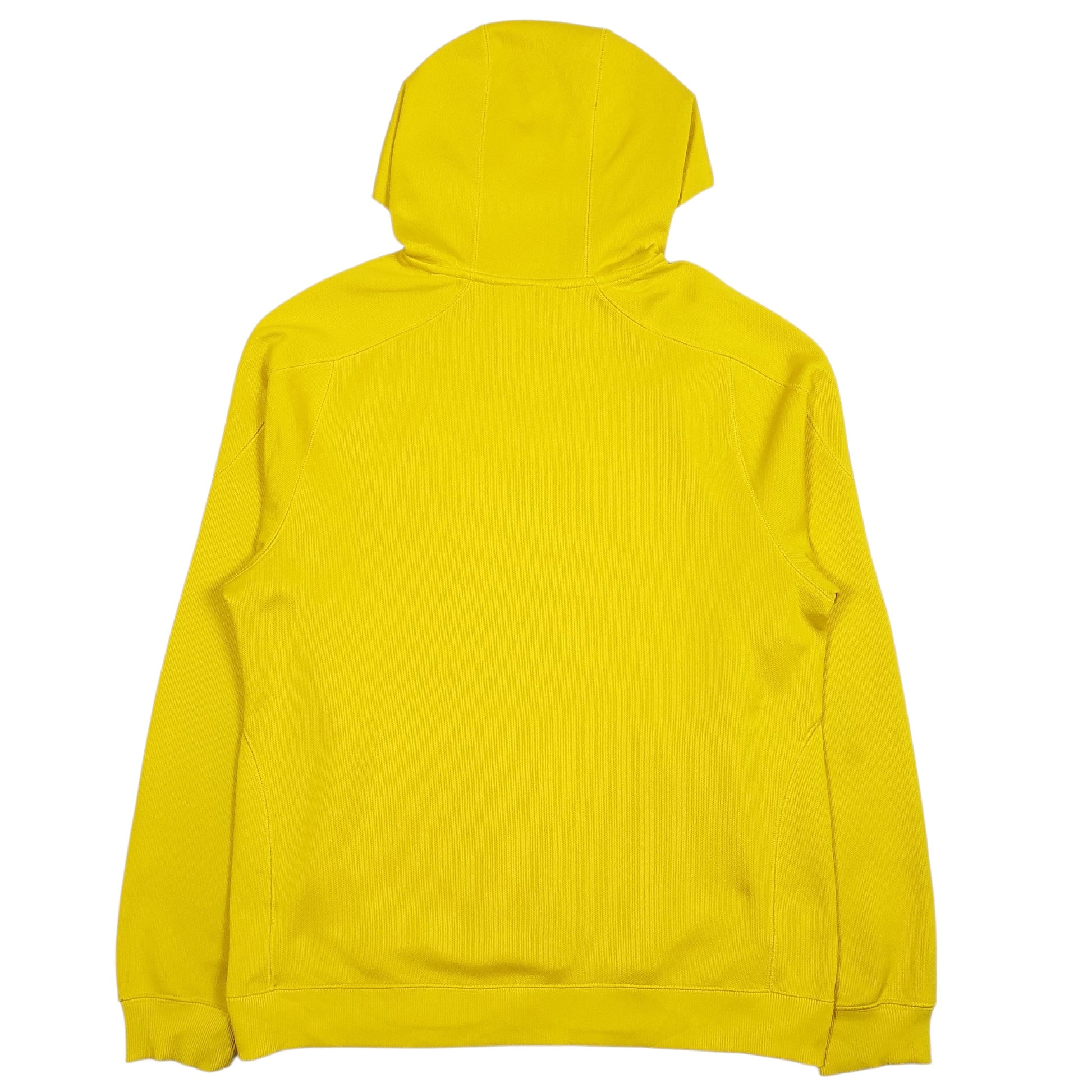 Mens Yellow Adidas Climawarm Michigan Hoodie Jumper
