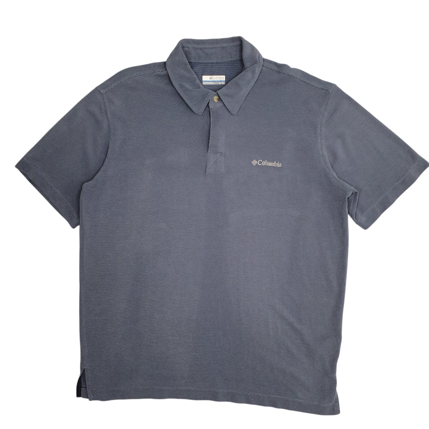 Mens Blue Columbia Sportswear Company  Short Sleeve Polo Shirt