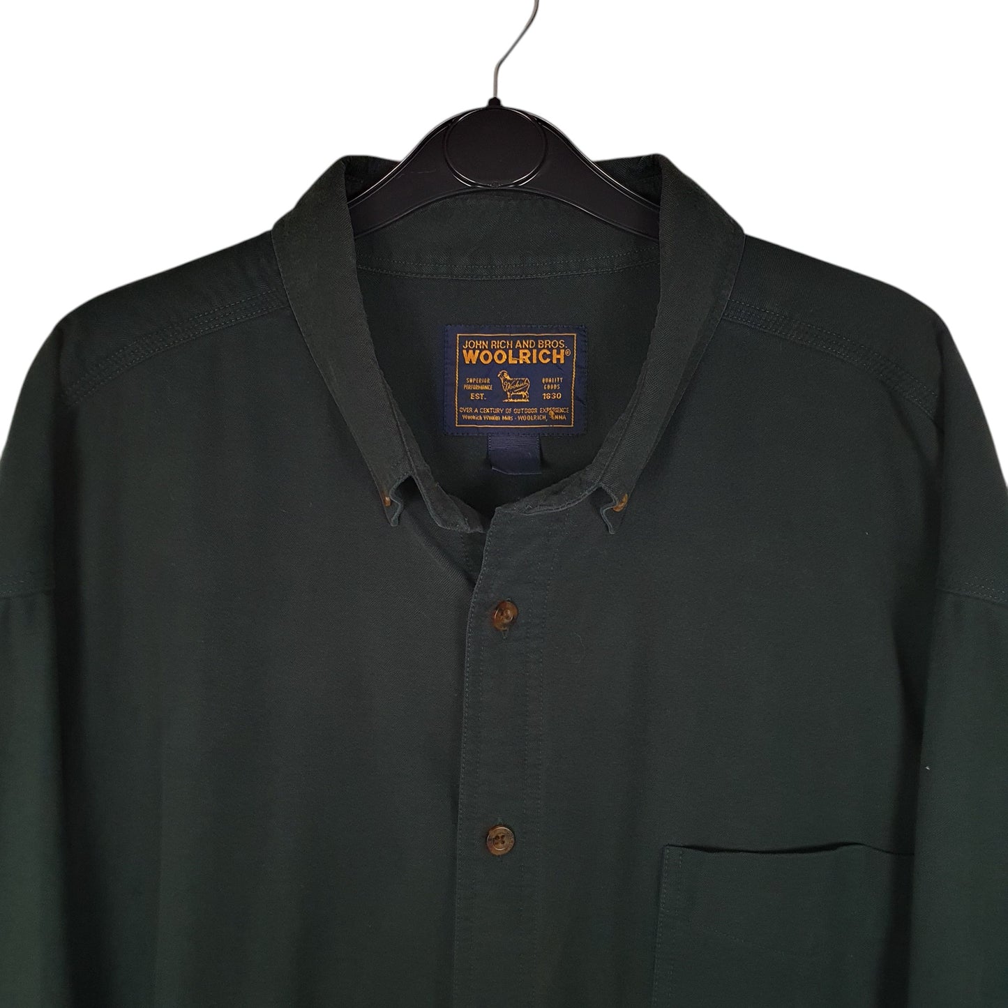 Mens Green Woolrich   Shirt