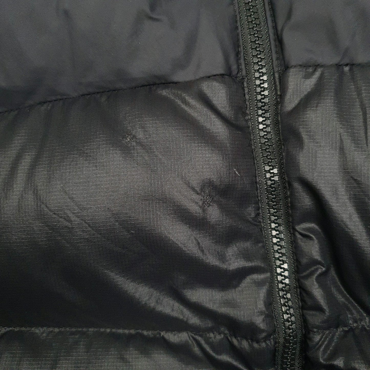 Mens Black The North Face Nuptse Hoodie Coat