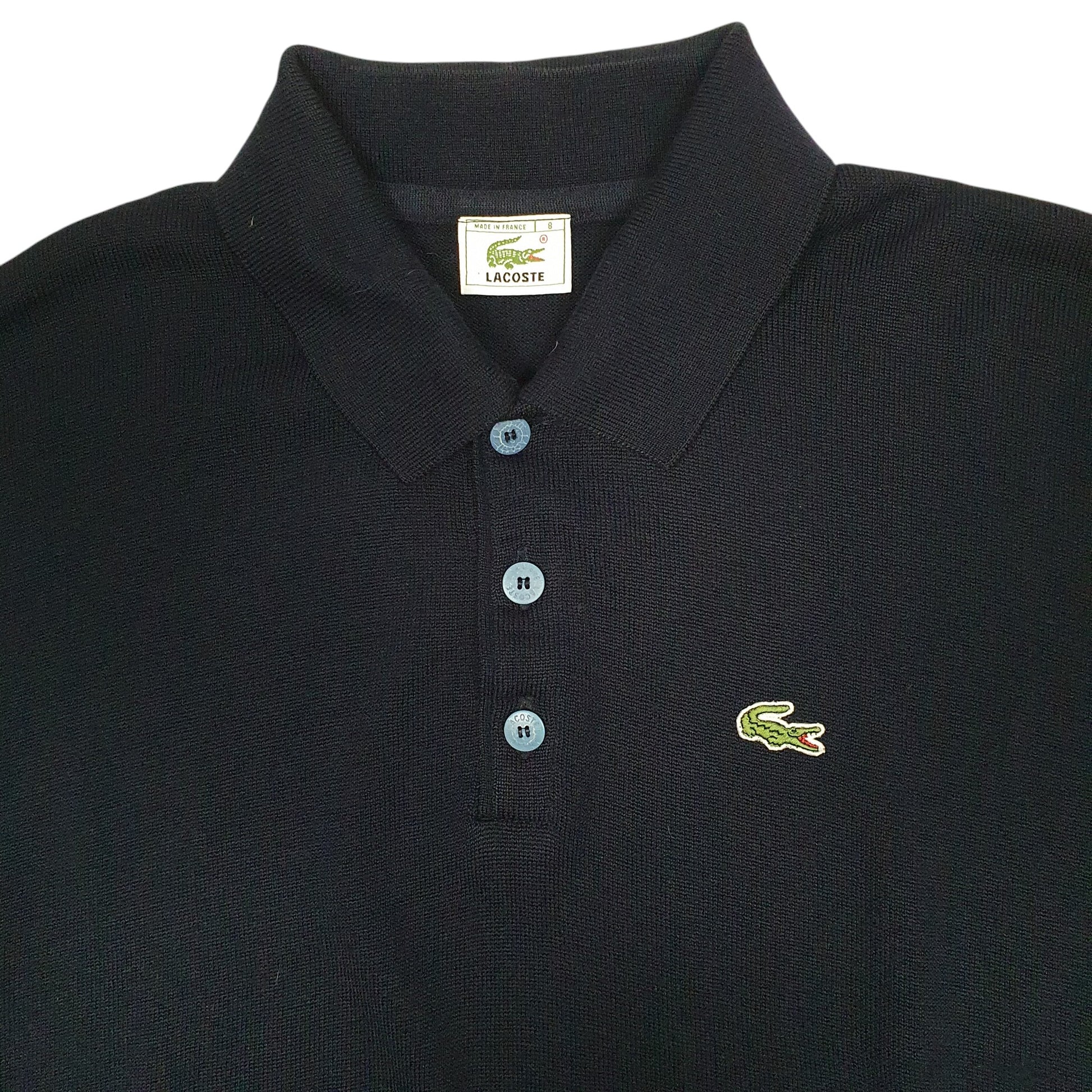 Mens Navy Lacoste Made In France  Polo Shirt