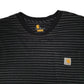 Mens Black Carhartt   T Shirt