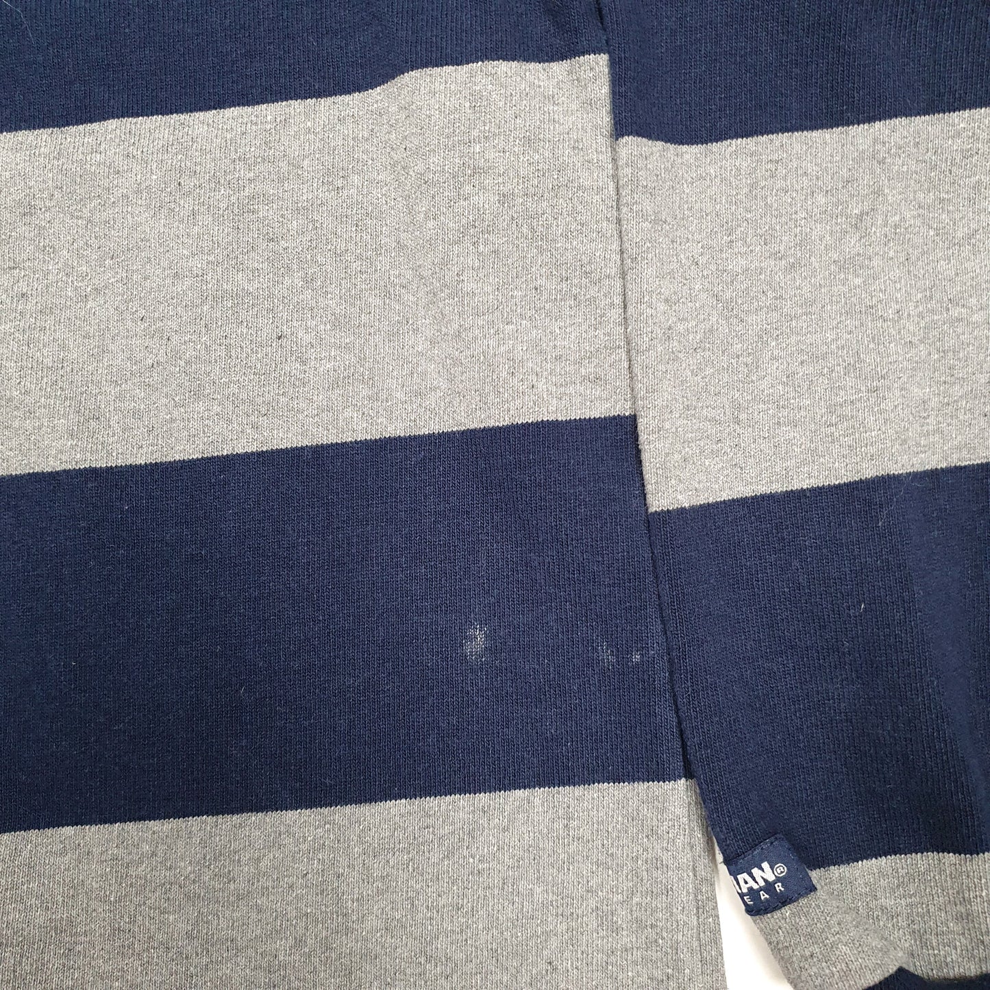 Mens Grey Barbarian Rugby Hoodie Polo Shirt