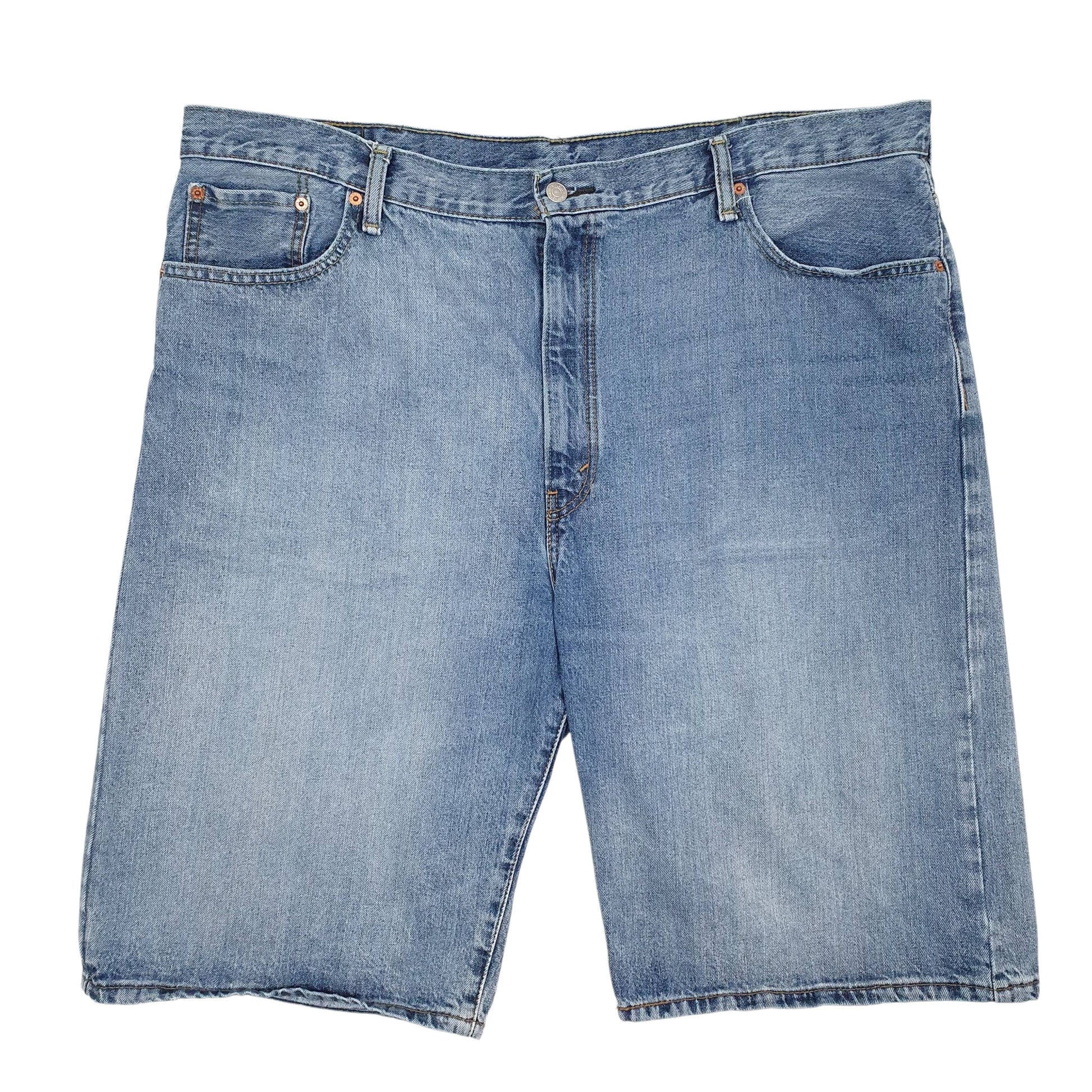 Mens Blue Levis 569 Denim Shorts
