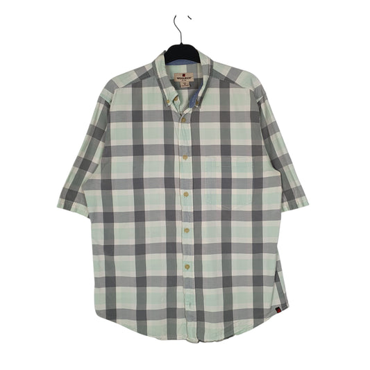 Mens Green Woolrich  Short Sleeve Shirt