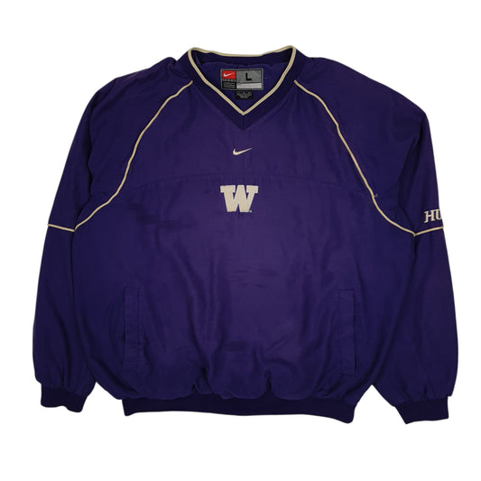 Mens Purple Nike Vintage 00s Team Washington Huskies Sweatshirt  Coat
