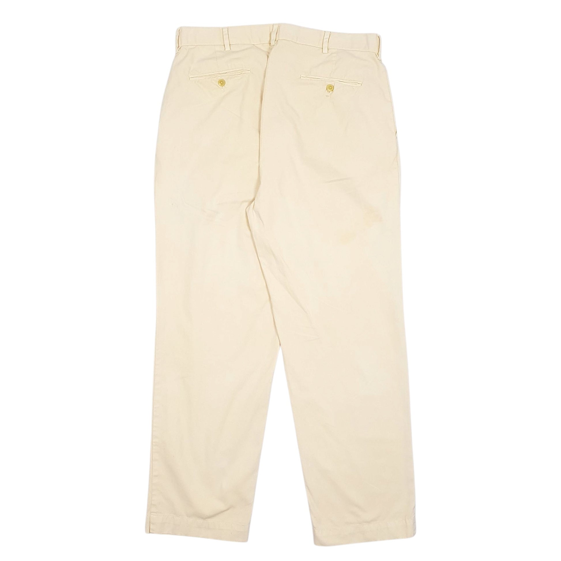 Mens Yellow Polo Ralph Lauren Vintage 90s  Trousers