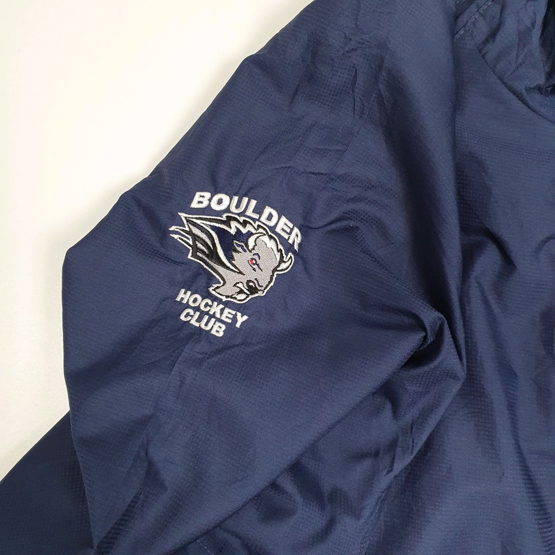 Mens Navy Reebok Boulder Hockey Club  Coat
