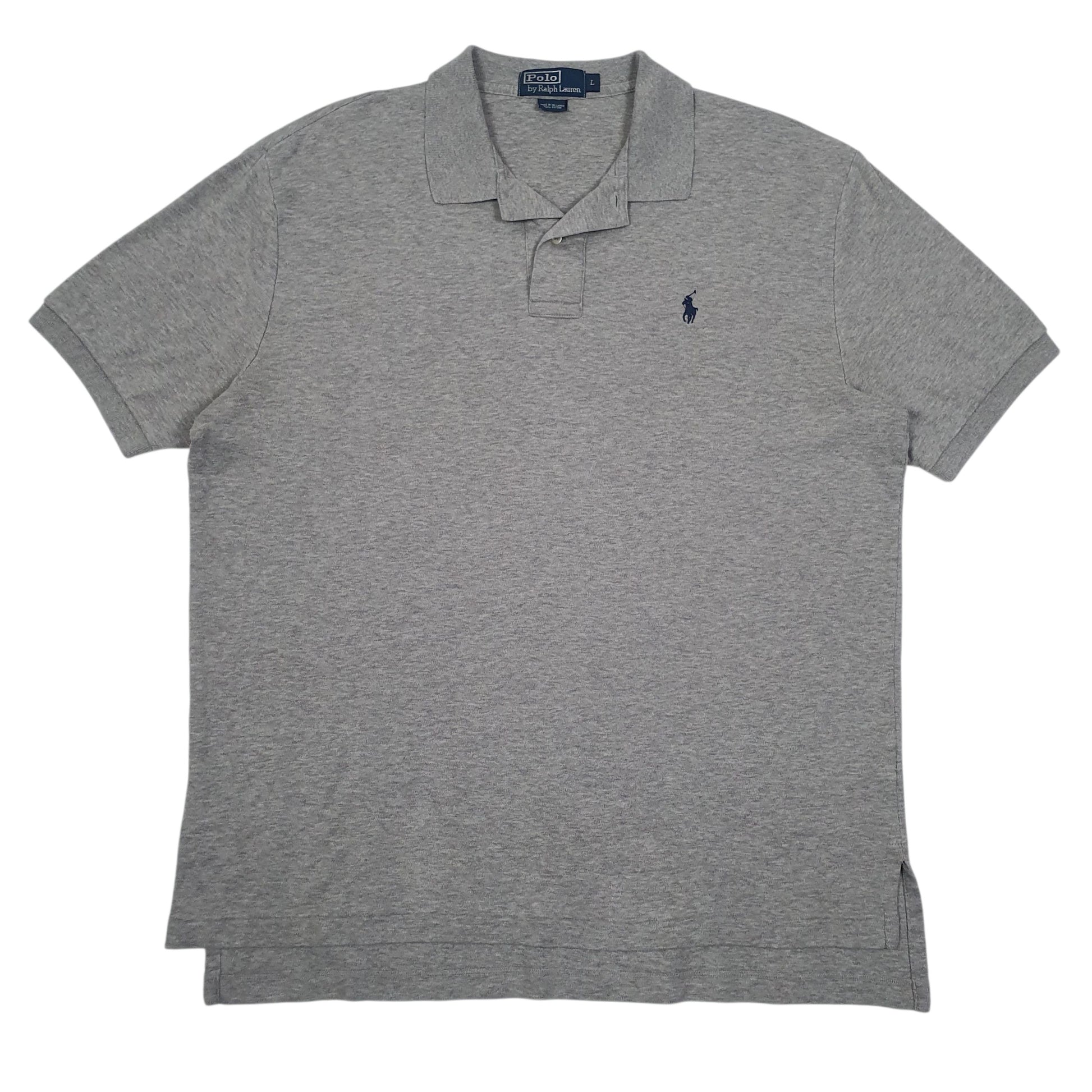 Mens Grey Polo Ralph Lauren  Short Sleeve Polo Shirt