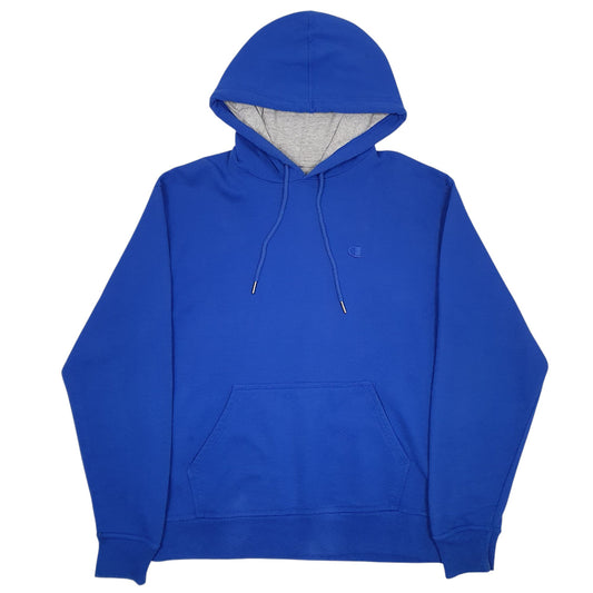 Mens Blue Champion  Hoodie Jumper