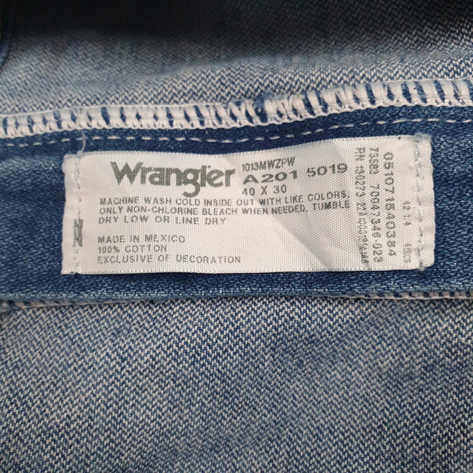 Mens Blue Wrangler Cowboy  Jeans