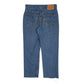 Mens Blue Levis Cut Off  Jeans