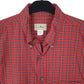 Mens Red L.L.Bean Vintage 90s Made In USA  Shirt