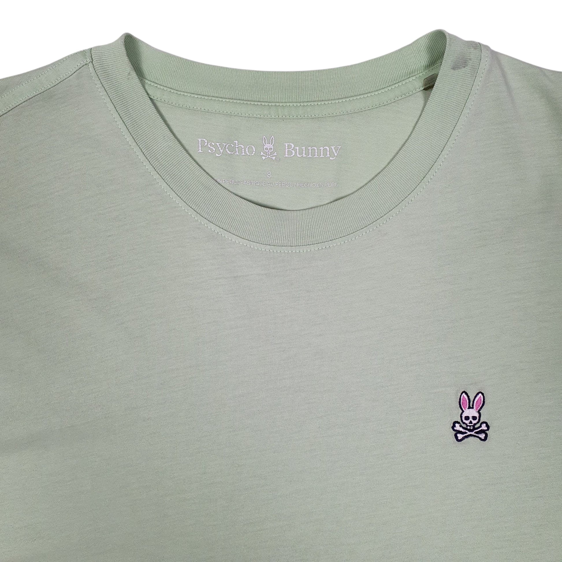 Mens Green Psycho Bunny   T Shirt