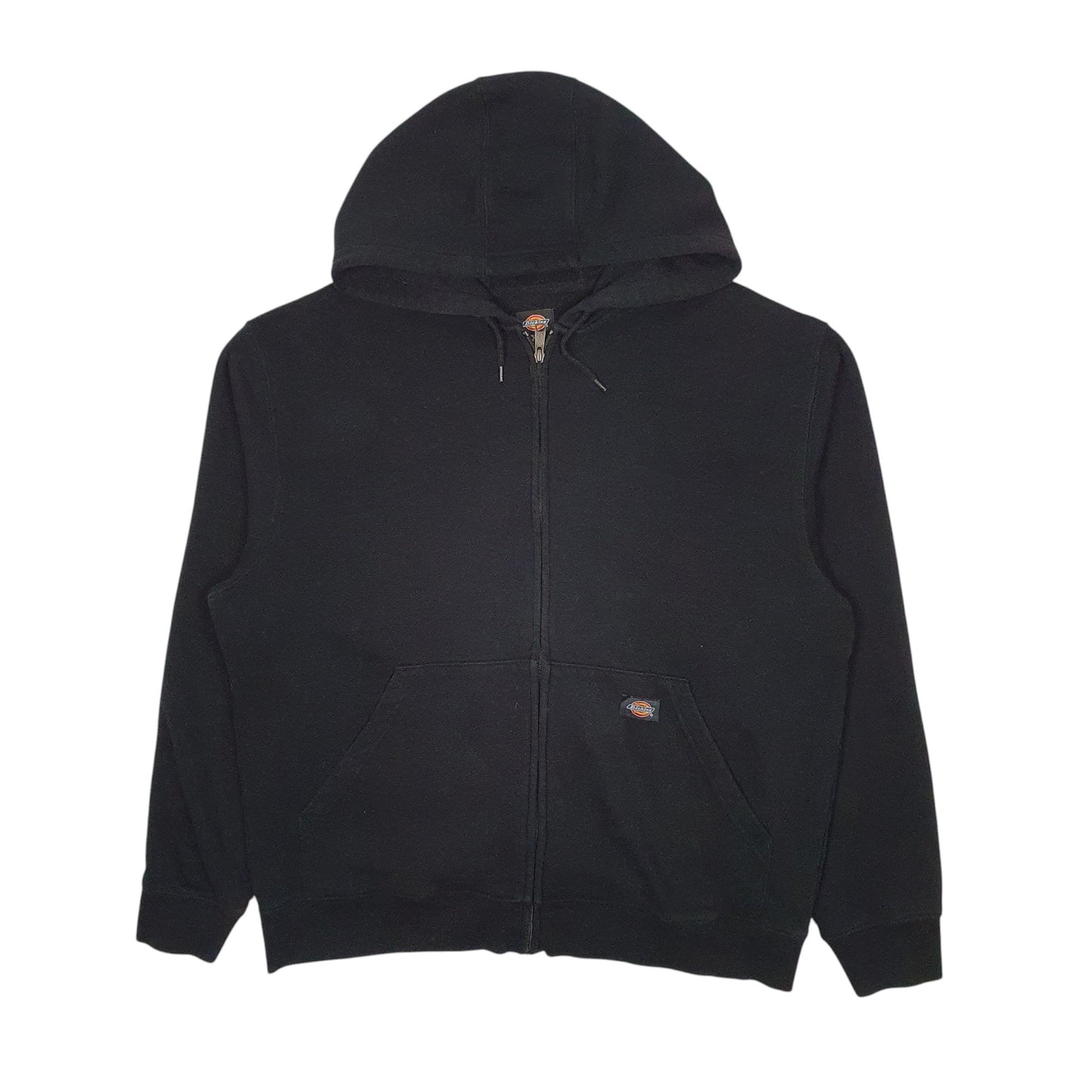 Mens Black Dickies Hoodie Full Zip Jumper