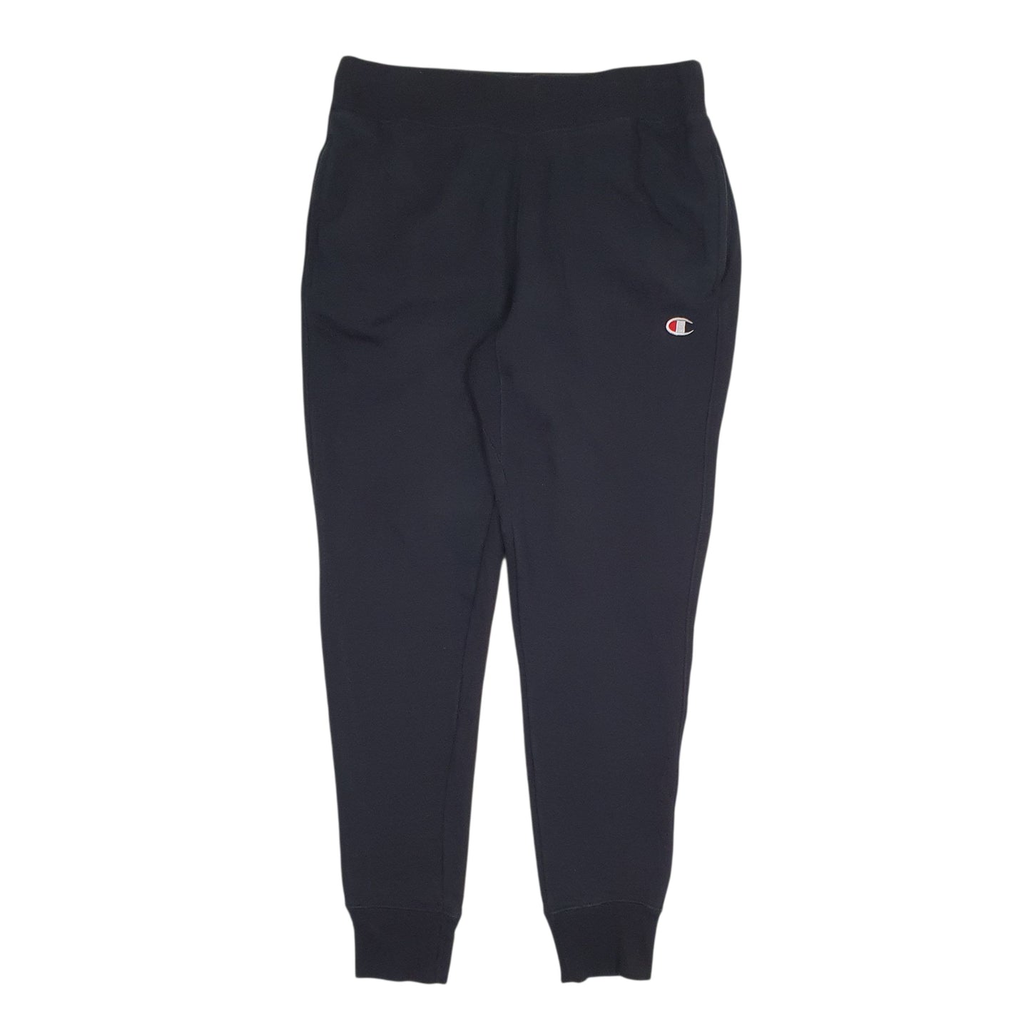 Mens Black Champion Reverse Weave Jogger Trousers