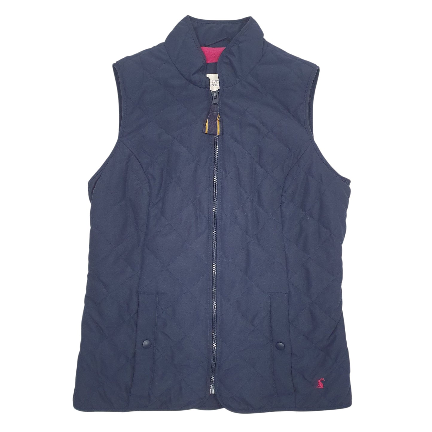 Womens Navy Joules Quilted  Coat