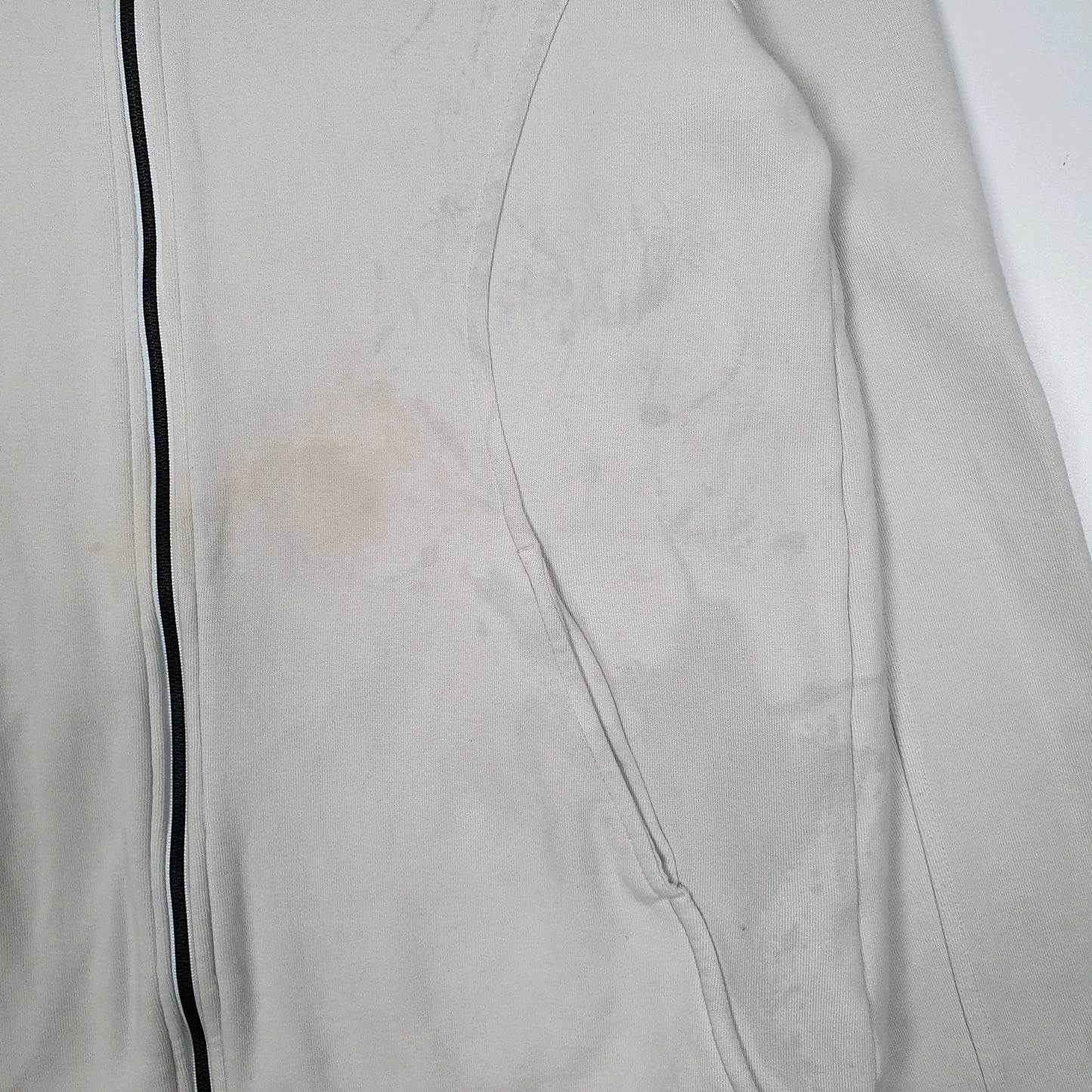 Mens Grey Nike Hoodie Full Zip Jumper