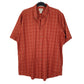 Mens Orange L.L.Bean  Short Sleeve Shirt