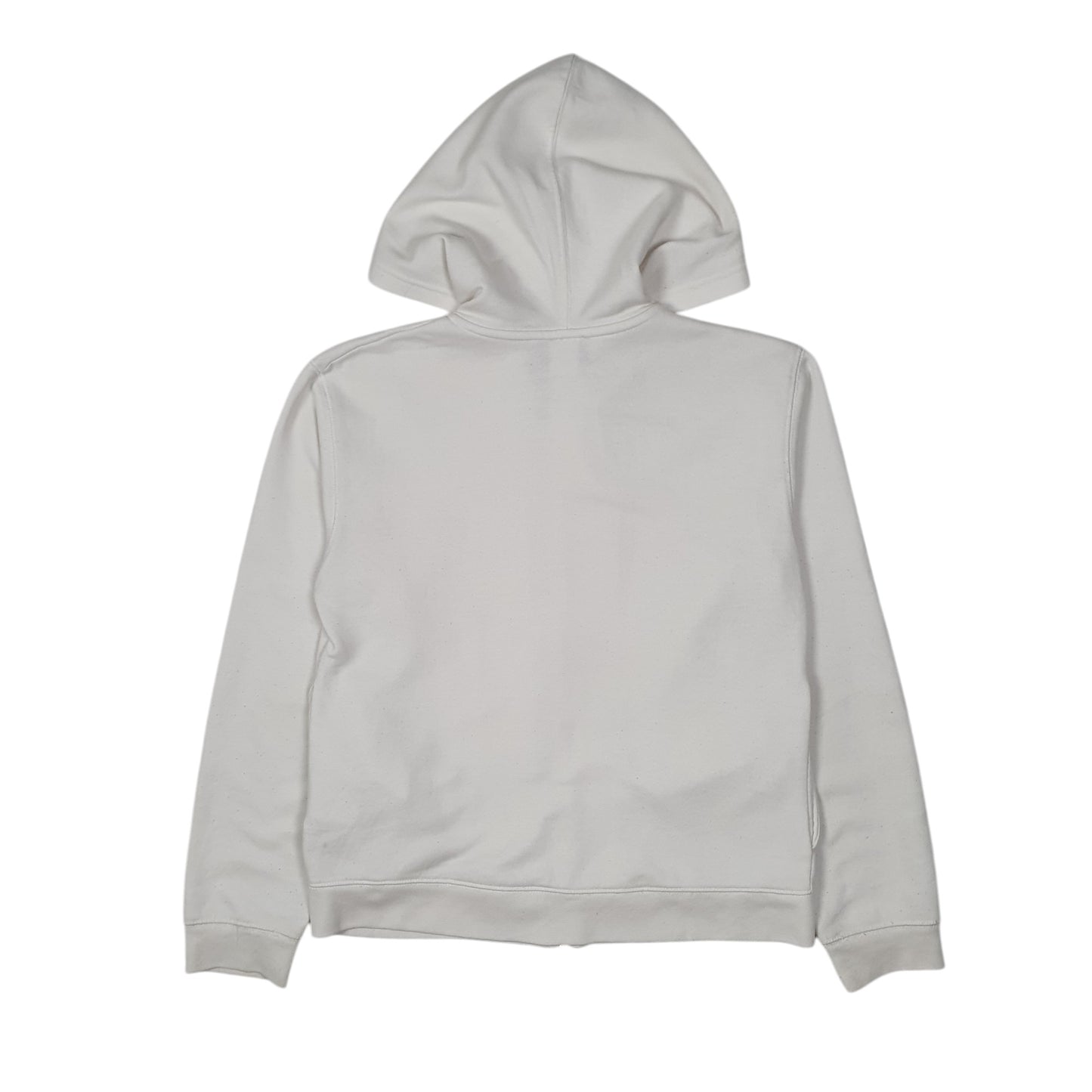 Womens White Reebok Hoodie Full Zip Jumper