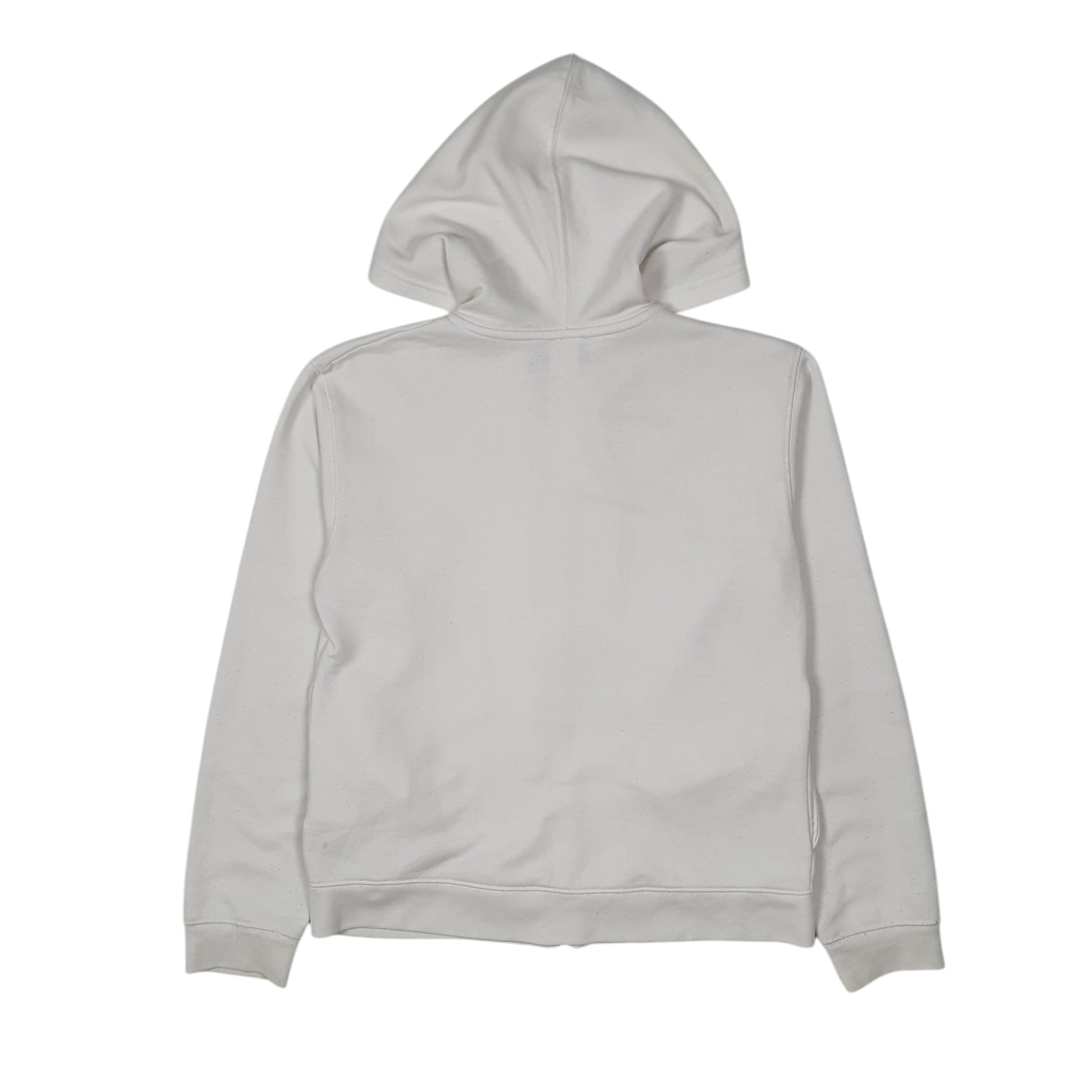Womens White Reebok Hoodie Full Zip Jumper
