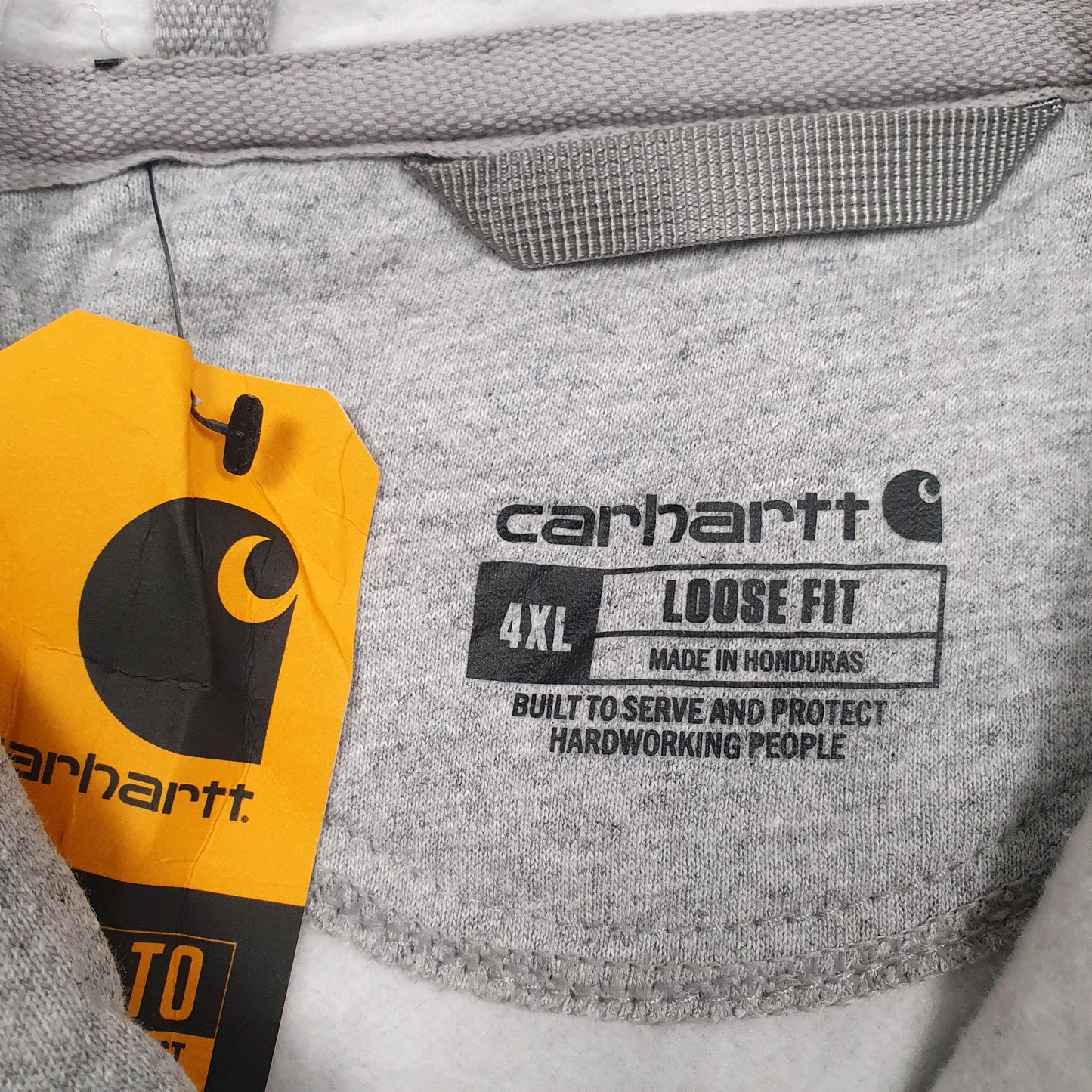 Mens Grey Carhartt  Hoodie Jumper