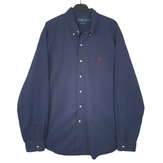 Mens Navy Ralph Lauren  Long Sleeve Shirt