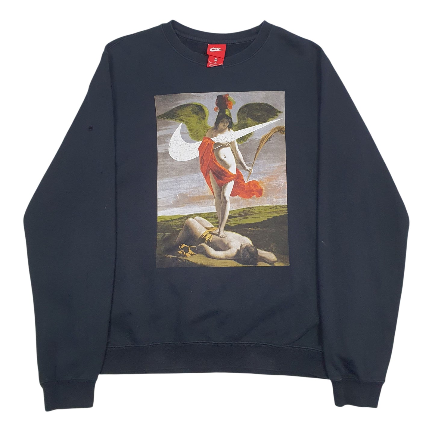 Mens Black Nike  Crewneck Jumper