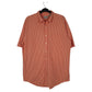 Mens Orange L.L.Bean  Short Sleeve Shirt