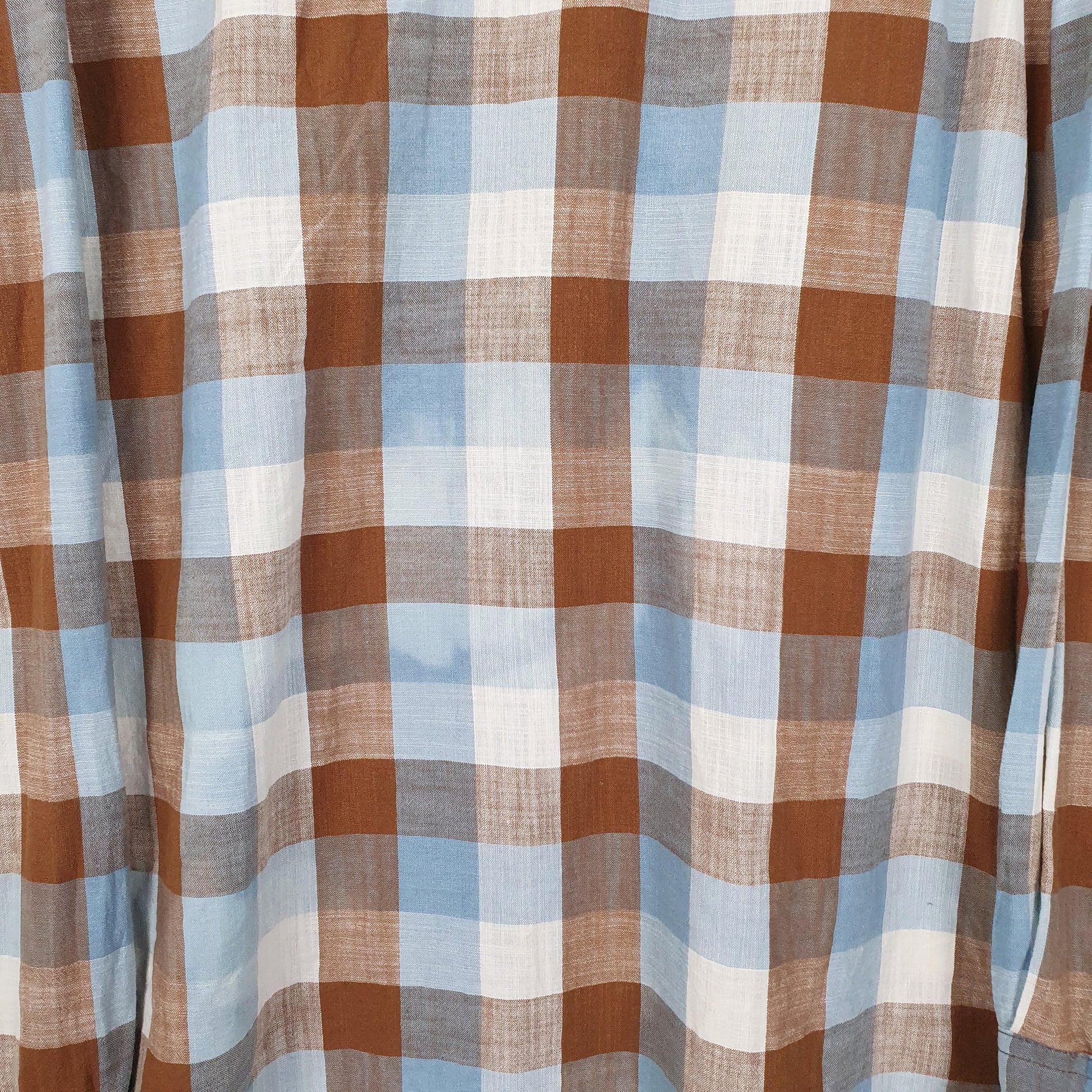 Mens Brown Wrangler   Shirt