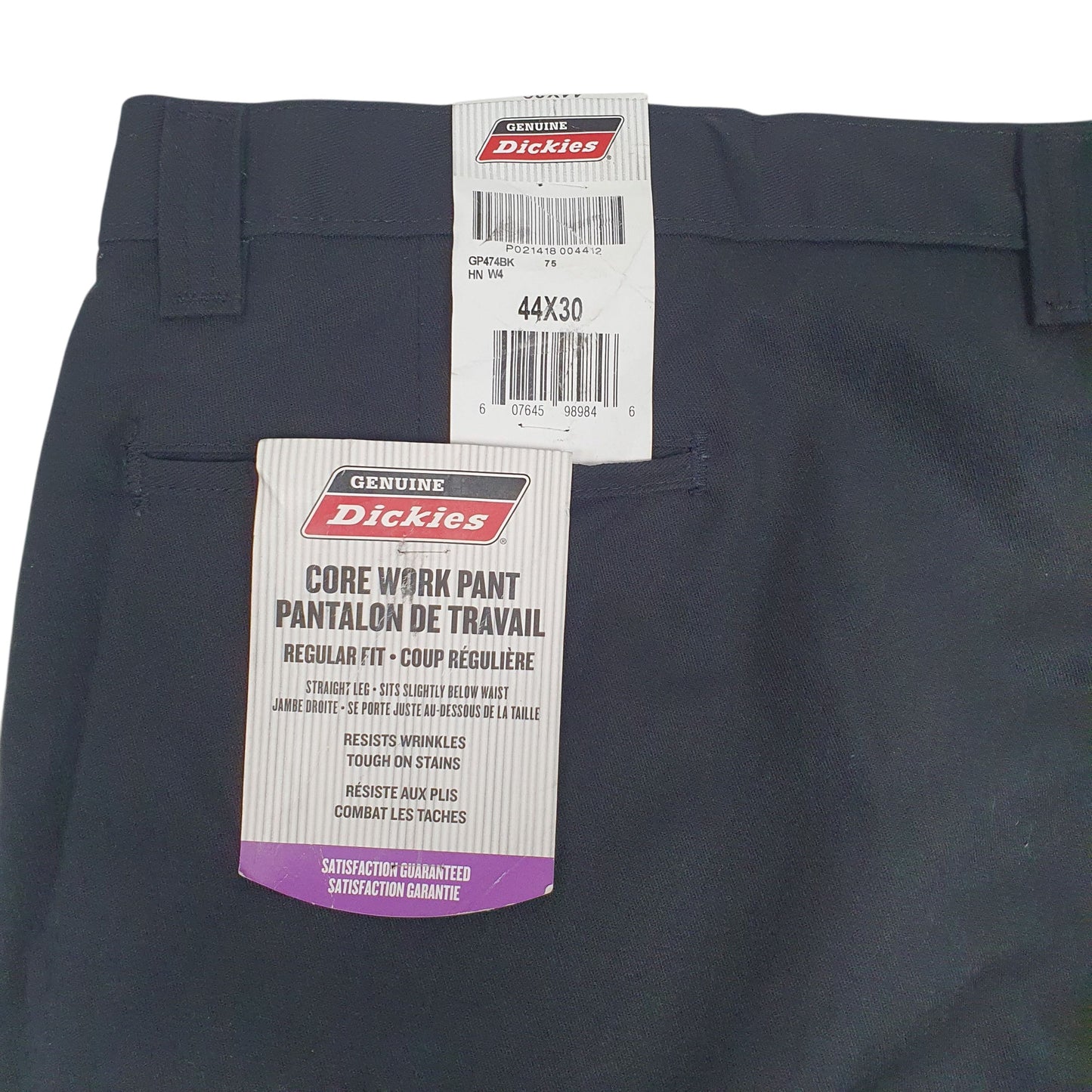 Mens Black Dickies   Trousers