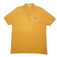 Mens Yellow Burberry  Short Sleeve Polo Shirt