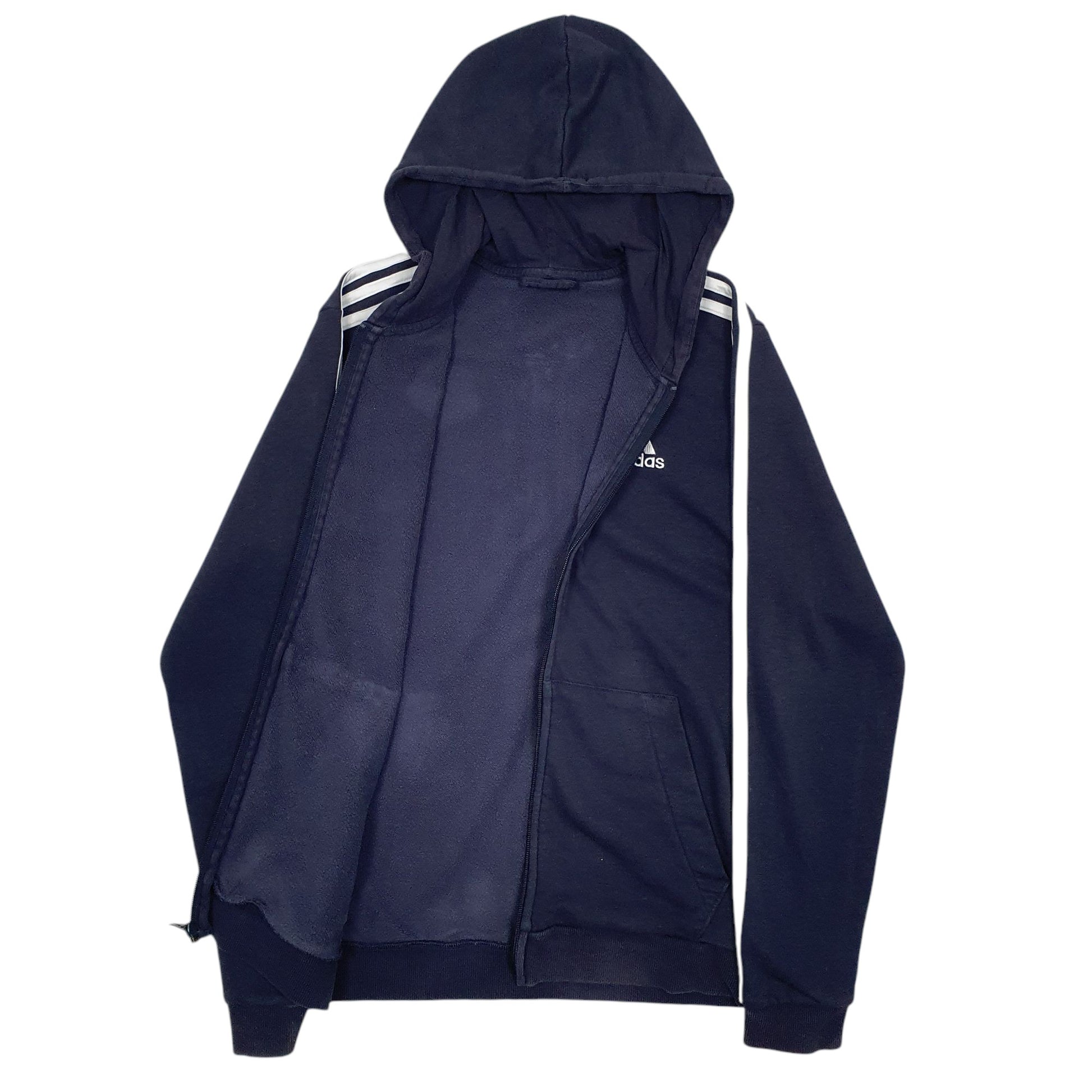 Mens Navy Adidas  Full Zip Jumper